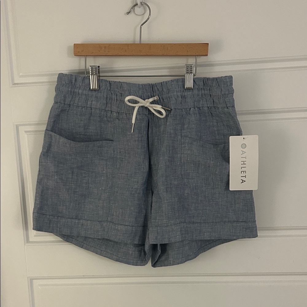 New With Tags! Athleta Women's Linen Shorts